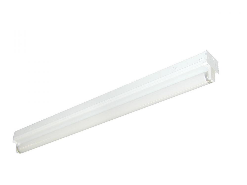 Lighting by AFX ST132R8 Standard 48-Inch 1-32 T8 Light Strip, White Enamel Steel Chassis