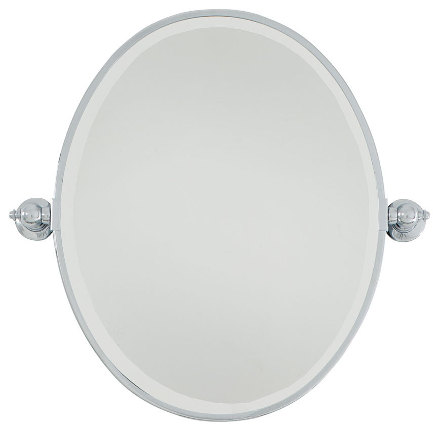 Pivoting Mirrors - Oval Mirror - Beveled