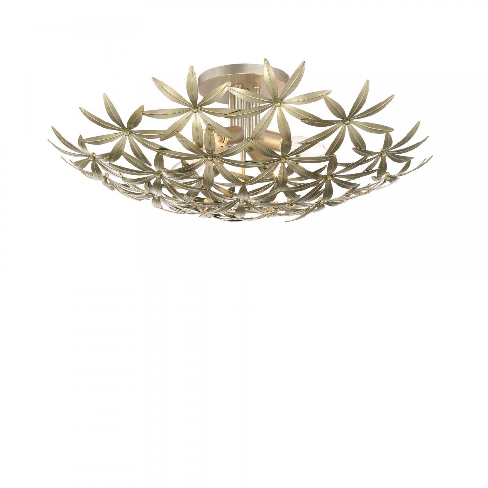 4 LIGHT SEMI FLUSH