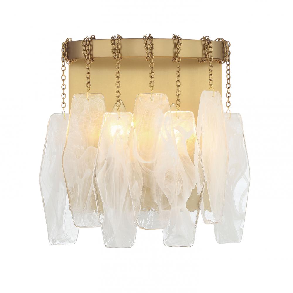 Willow 10.75" High 2-Light Wall Sconce