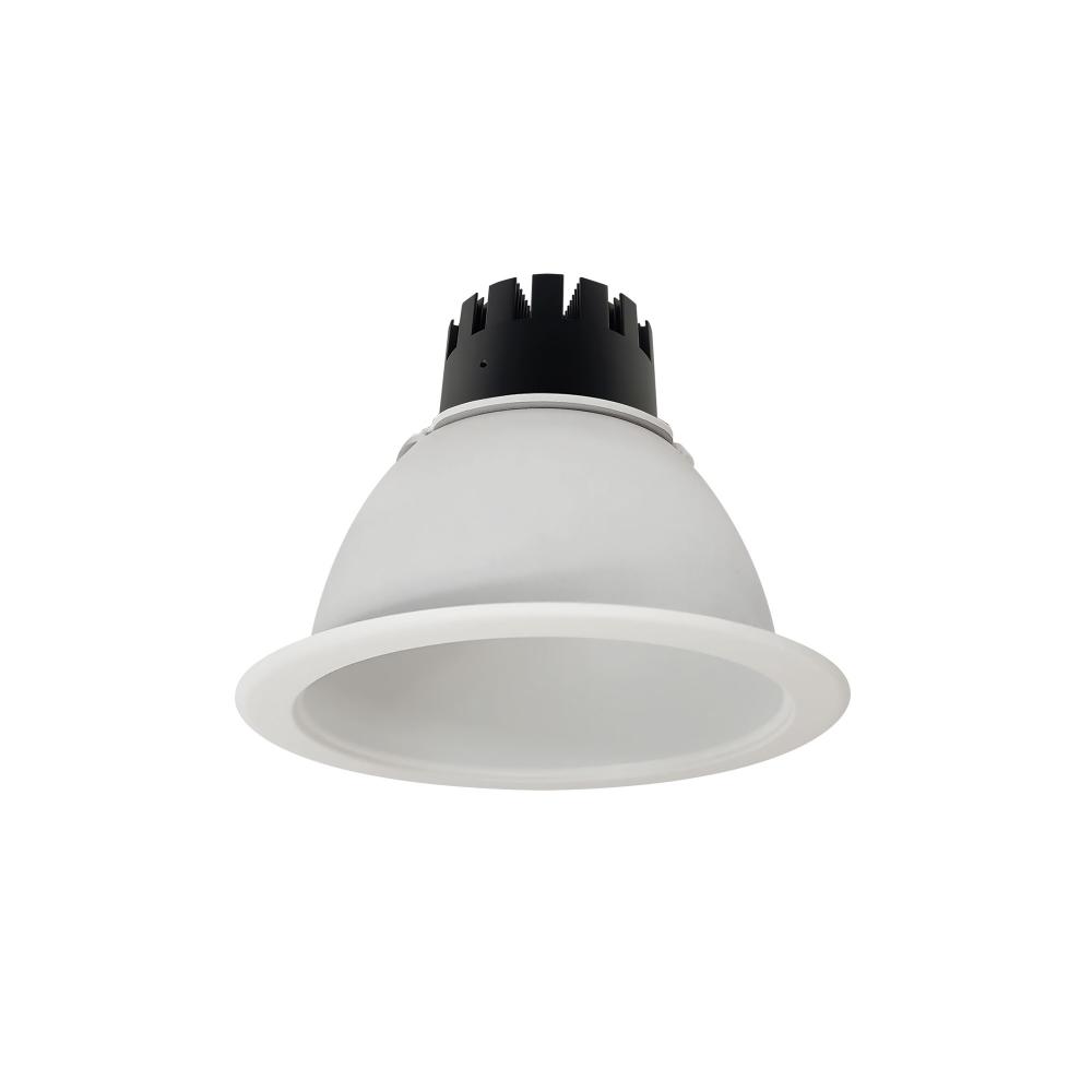 6" Sapphire III Round Open Reflector, 900lm, 3000K, Spot Optic, Matte Powder White