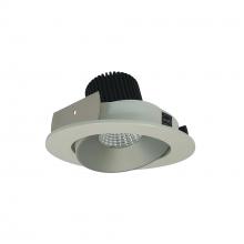 Nora NIO-4RC27XHW/10 - 4" Iolite LED Round Adjustable Cone Reflector, 1000lm / 14W, 2700K, Haze Reflector / White