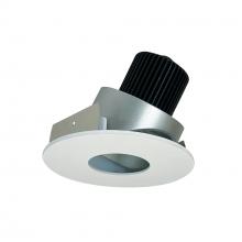 Nora NIO-4RPHA30XHZMPW/10 - 4" Iolite LED Round Adjustable Pinhole, 1000lm / 14W, 3000K, Haze Pinhole / Matte Powder White