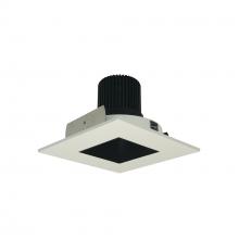 Nora NIO-4SNDSQ35XBW/10 - 4" Iolite LED Square Reflector with Square Aperture, 1000lm / 14W, 3500K, Black Reflector /