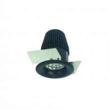 Nora NIOB-1RNB35XBB - 1" Iolite LED BWF Round Bullnose, 600lm, 3500K, Black Reflector / Black Flange