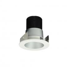 Nora NIOB-2RNDC30XHW/10 - 2" Iolite LED Round Reflector, 1000lm / 14W, 3000K, Haze Reflector / White Flange
