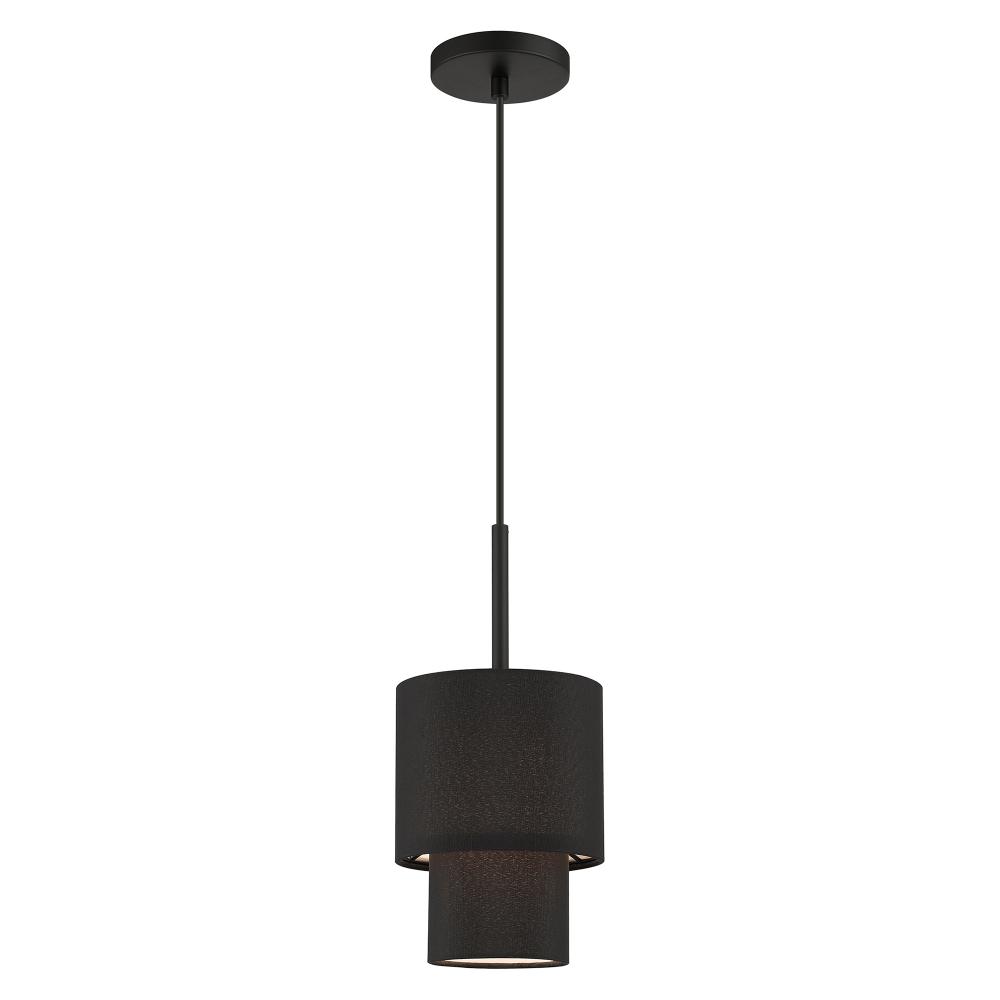 1 Light Black Mini Pendant