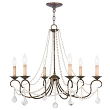 Livex Lighting 6516-71 - 6 Light VBR Chandelier