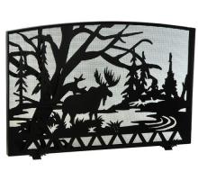 Meyda Blue 131936 - 48" Wide X 33" High Moose Creek Fireplace Screen