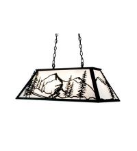 Meyda Blue 15419 - 33"L Alpine Oblong Pendant