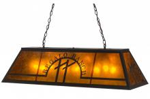 Meyda Blue 155265 - 48"L Personalized Regalo Ranch Oblong Pendant