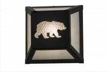 Meyda Blue 162703 - 10"W Lone Bear Wall Sconce