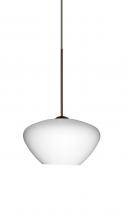 Besa Lighting X-541007-BR - Besa Pendant For Multiport Canopy Peri Bronze Opal Matte 1x50W MAX GY6.35 Base