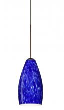 Besa Lighting 1XP-719886-BR - Besa Pendant Karli Bronze Blue Cloud 1x50W Halogen