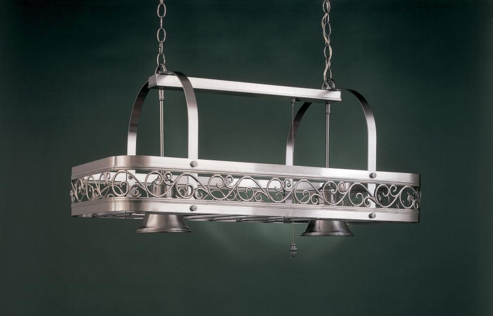 2-LIGHT POT RACK