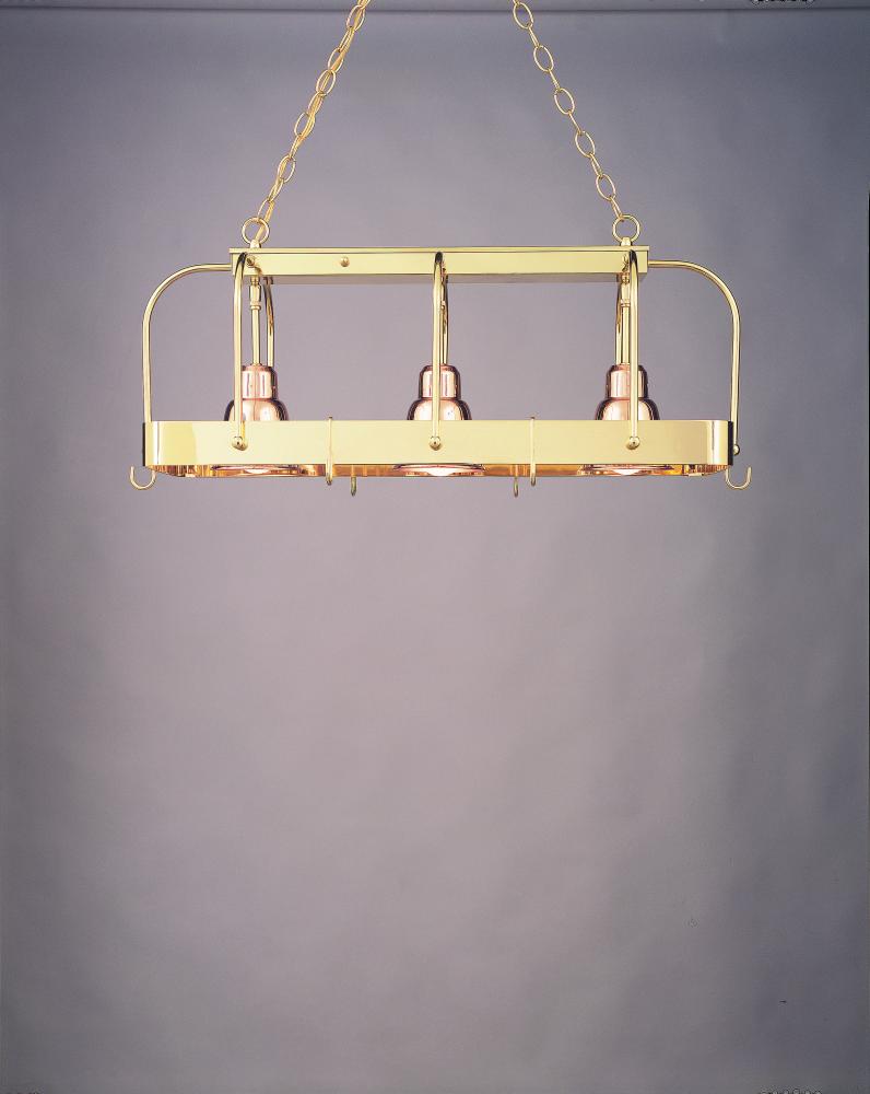 3-LIGHT POT RACK