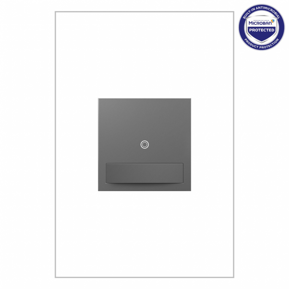 adorne Motion Sensor Switch, Auto On/Off, Magnesium, with Microban