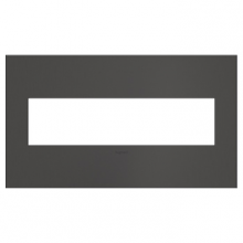 Legrand AWC4GBBN4 - adorne Brushed Black Nickel Four-Gang Wall Plate