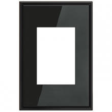 Legrand AWC1G3BLN4 - adorne Black Nickel One-Gang-Plus Screwless all Plate