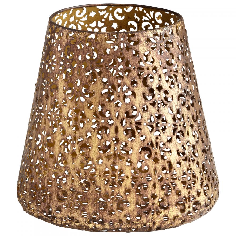 Filigree Dream Cntr Antique Gold - Large