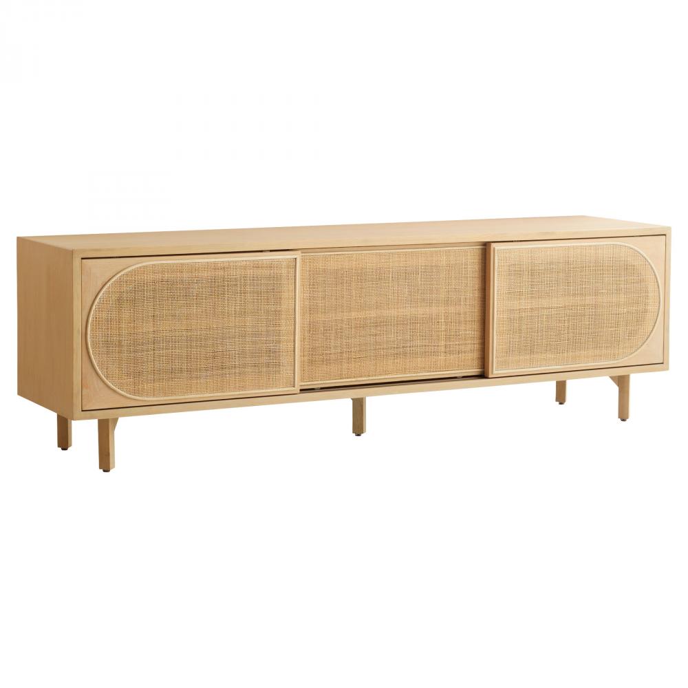 Lamu Media Console Oak