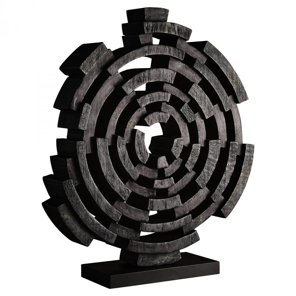 Vortex Sculpture | Dark Walnut  | Large