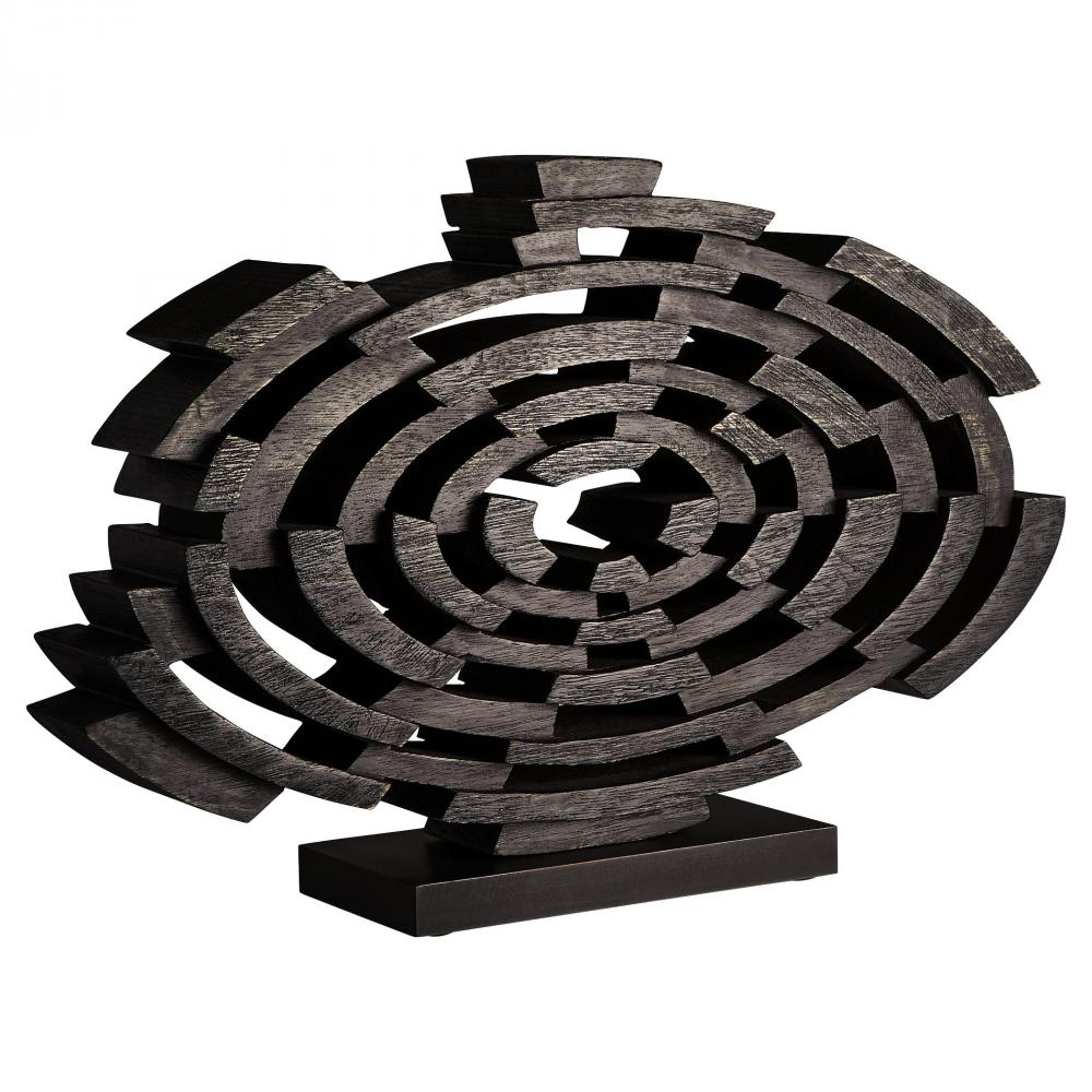 Vortex Sculpture | Dark Walnut  | Small