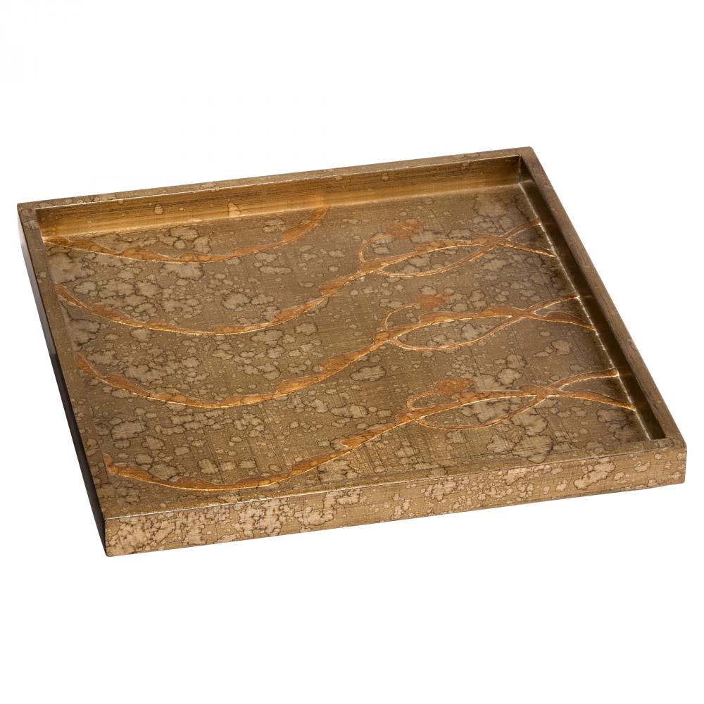 Florence Tray Bronze Lacquer Square