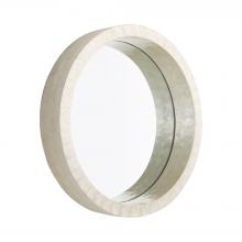 Cyan Designs 11591 - Triton Round Mirror Designed by J Kent Martin White - Small