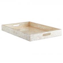Cyan Designs 11679 - Triton Rectangle Tray Designed by J Kent Martin Pearl - Large