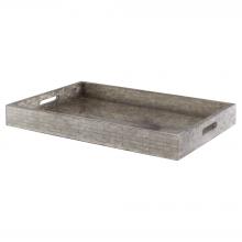 Cyan Designs 11681 - Triton Rectangle Tray Designed by J Kent Martin Smoke - Large