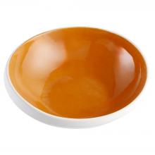 Cyan Designs 11881 - Tricolore Bowl Orange White - Small