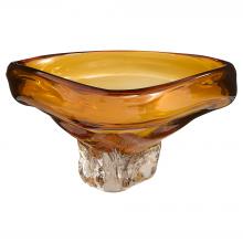 Cyan Designs 12027 - Alistair Bowl Amber Clear - Medium