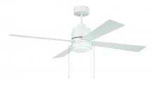 Craftmade OMCY52W4-PC - 52" Ceiling Fan Outdoor Wet Rated w/ABS blades & LED Light Kit