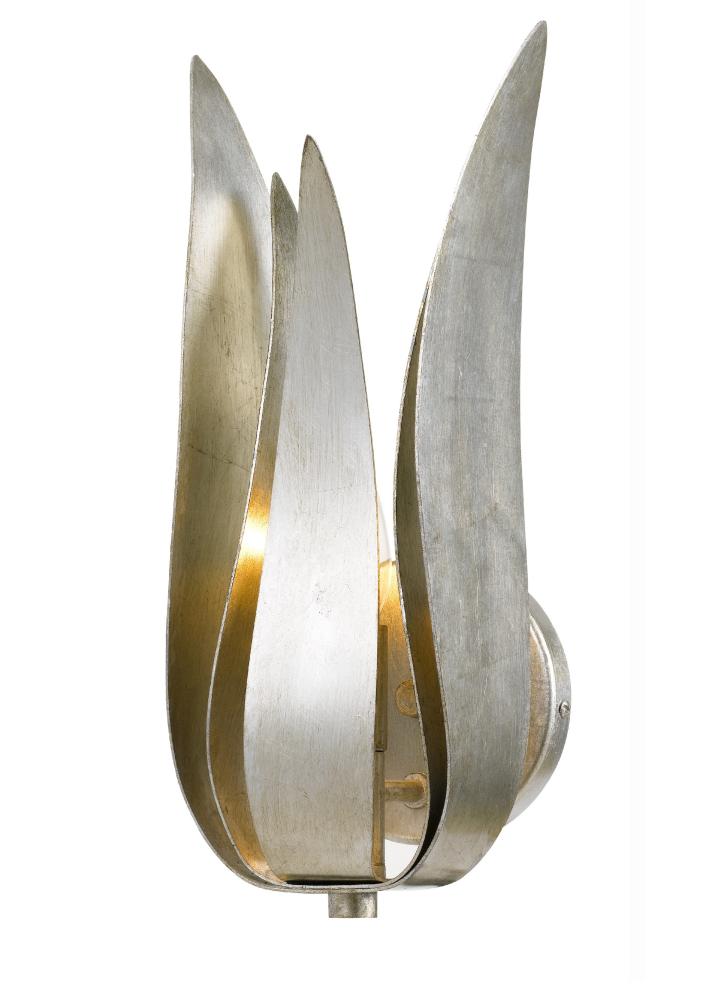 Broche 8'' Antique Silver Sconce