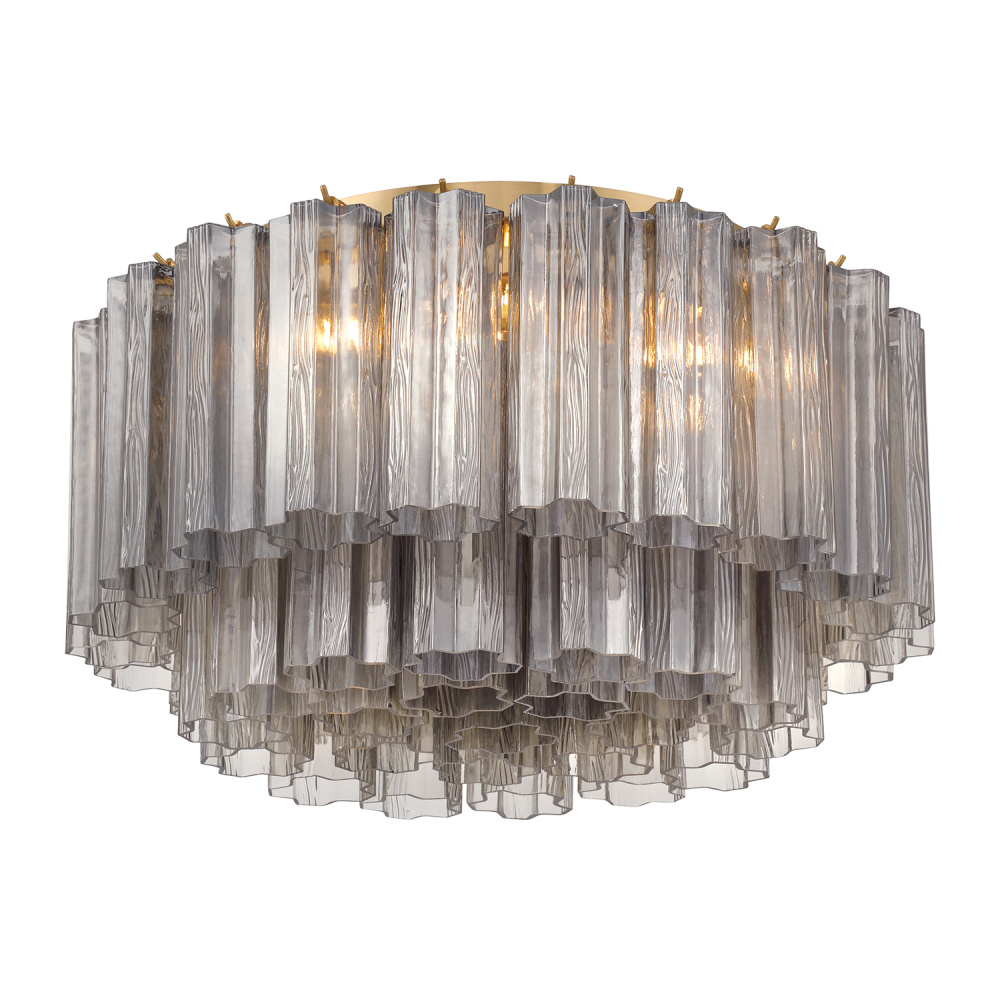 Addis 22.25'' Aged Brass Flush Mount