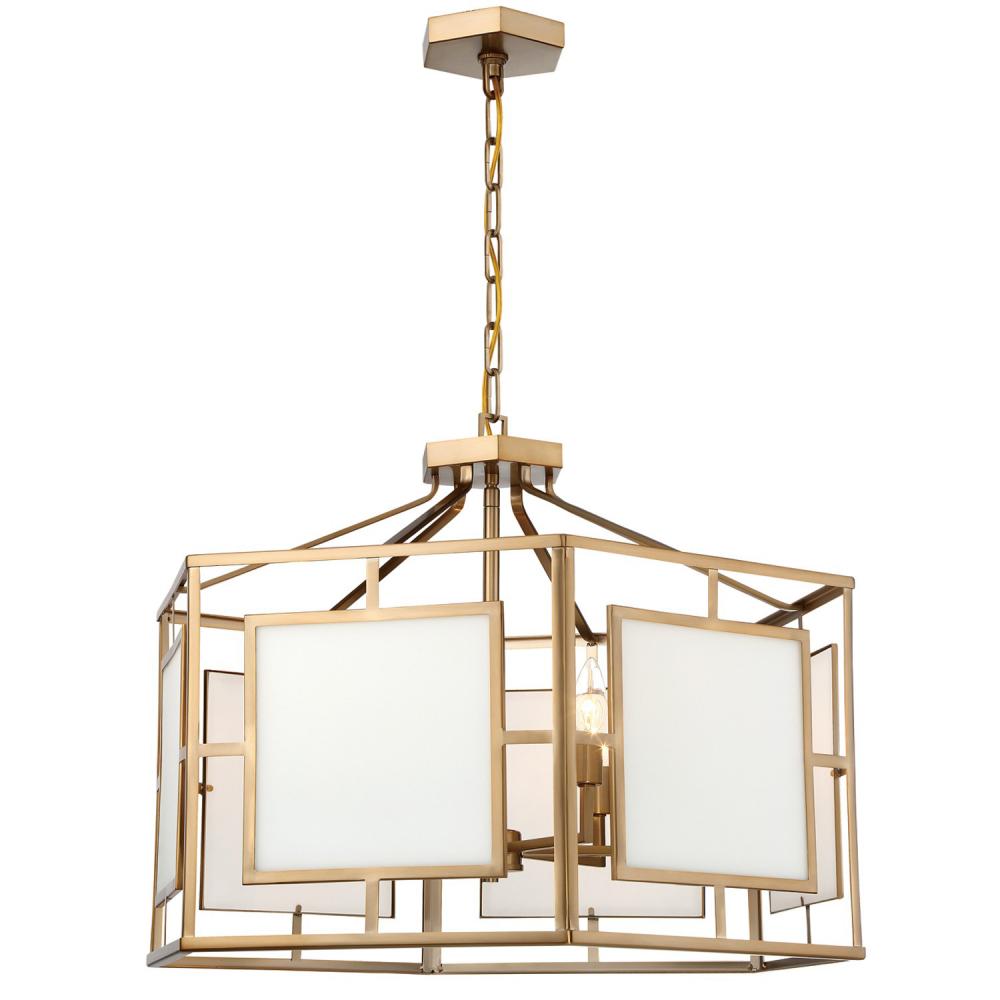 Libby Langdon Hillcrest 28'' Vibrant Gold Chandelier