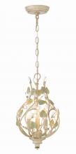 Crystorama 4845-CT - Josie 9'' Champagne Green Tea Chandelier
