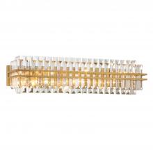 Crystorama HAY-1415-AG - Hayes 31.5'' Aged Brass Bathroom Vanity