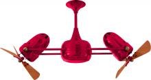 Matthews Fan Company DD-RED-WD - Duplo Dinamico - Rotational Ceiling Fan - Rubi Finish - Wood Blades