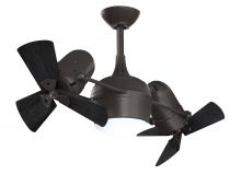 Matthews Fan Company DGLK-TB-WDBK - Dagny LK - Textured Bronze - Black Wood Blades
