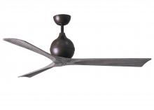 Matthews Fan Company IR3-TB-BW-60 - Irene 3 - Textured Bronze - Barn Wood Tone Blades - 60" Blades - 10" Downrod