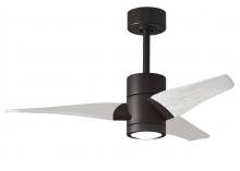 Matthews Fan Company SJ-TB-MWH-42 - Super Janet - Textured Bronze - Matte White Blades - 42" Blades - 10" Downrod