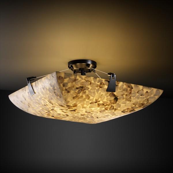 18" Semi-Flush Bowl w/ Tapered Clips