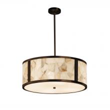 Justice Design Group ALR-9542-DBRZ - Tribeca 24" Drum Pendant