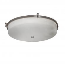 Justice Design Group CLD-8988-NCKL - Era 21" LED Round Flush-Mount