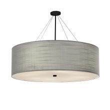 Justice Design Group FAB-9599-GRAY-MBLK - Classic 60" Drum Pendant