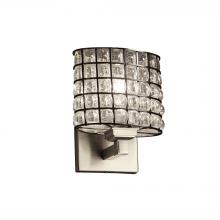 Justice Design Group WGL-8437-30-GRCB-NCKL - Regency ADA 1-Light Wall Sconce