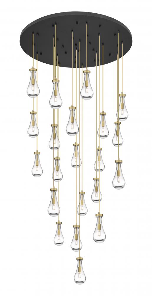 Owego - 21 Light - 48 inch - Brushed Matte Black - Multi Pendant