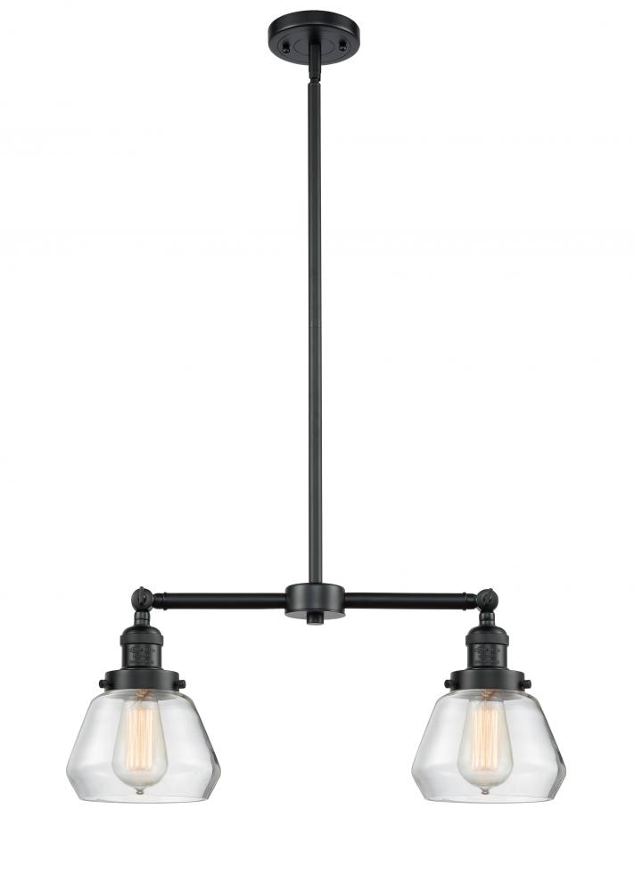 Fulton - 2 Light - 21 inch - Oil Rubbed Bronze - Stem Hung - Adjustable Island Light